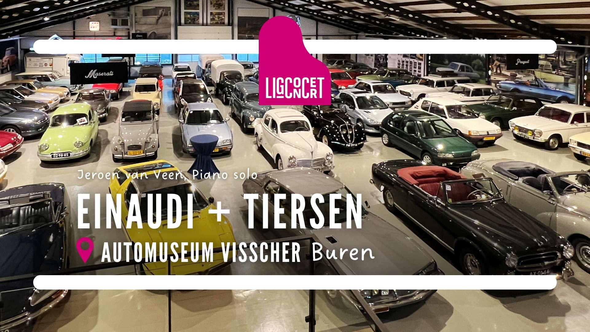Ligconcert® Einaudi + Tiersen,  Automuseum Visscher Buren
